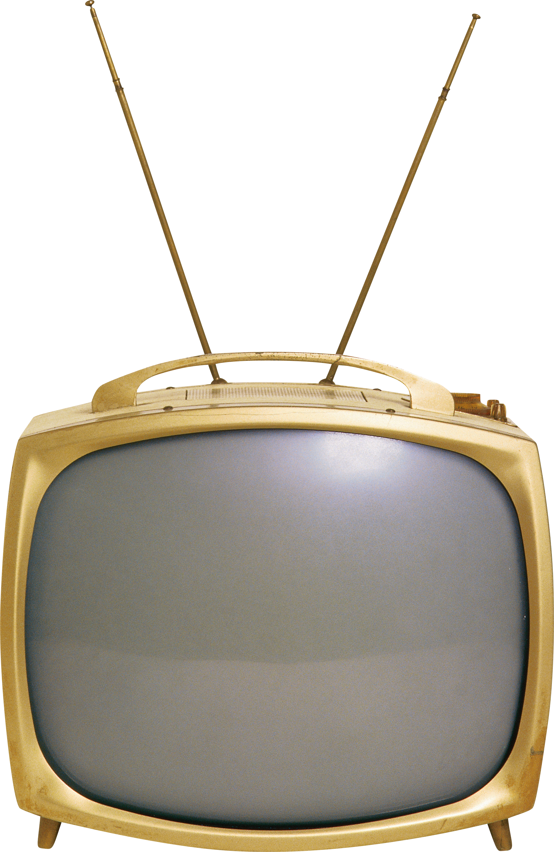 Tv Antenna On Top Of Tv (1859x2857), Png Download