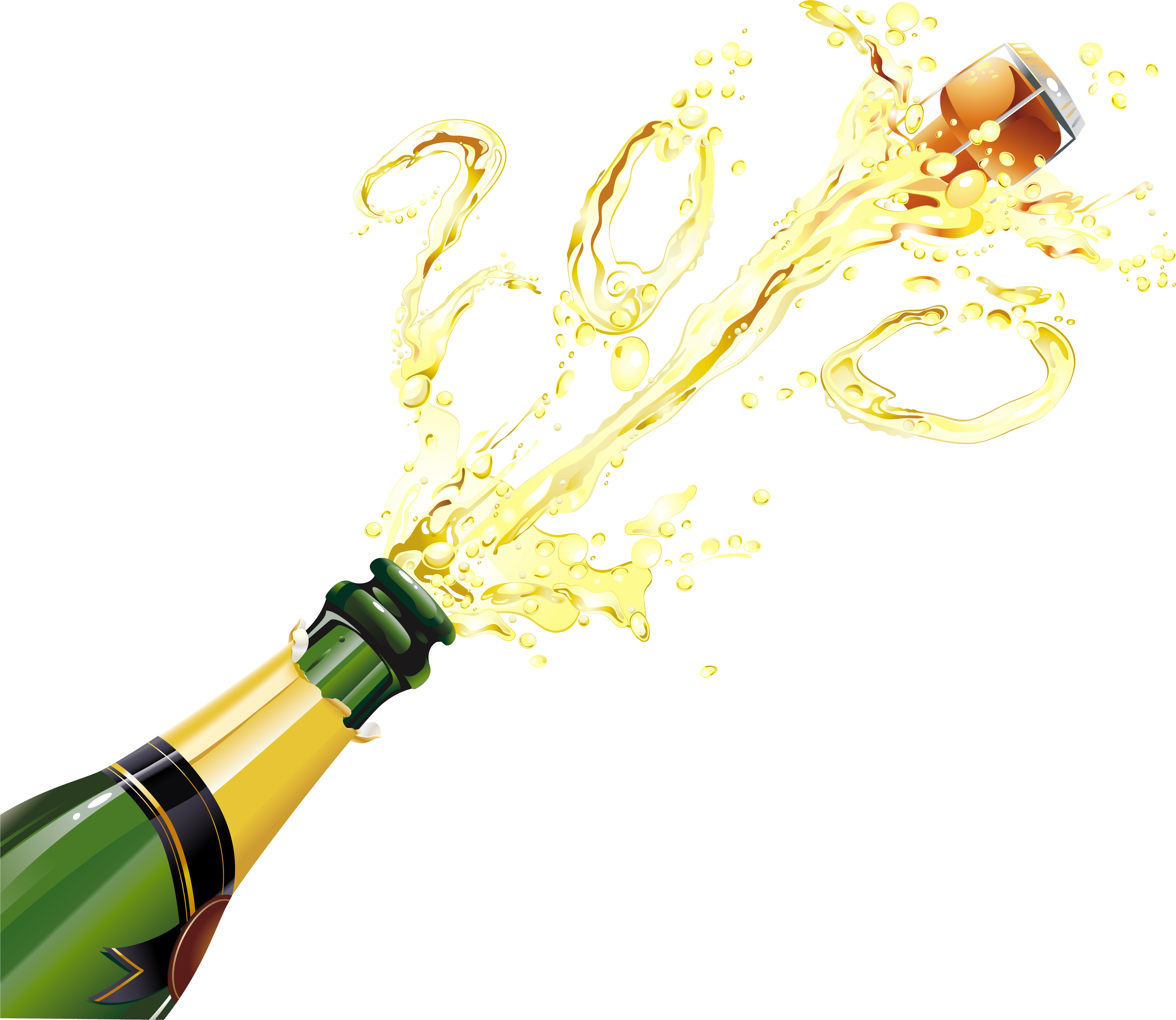 Champagne Png (5828x5102), Png Download