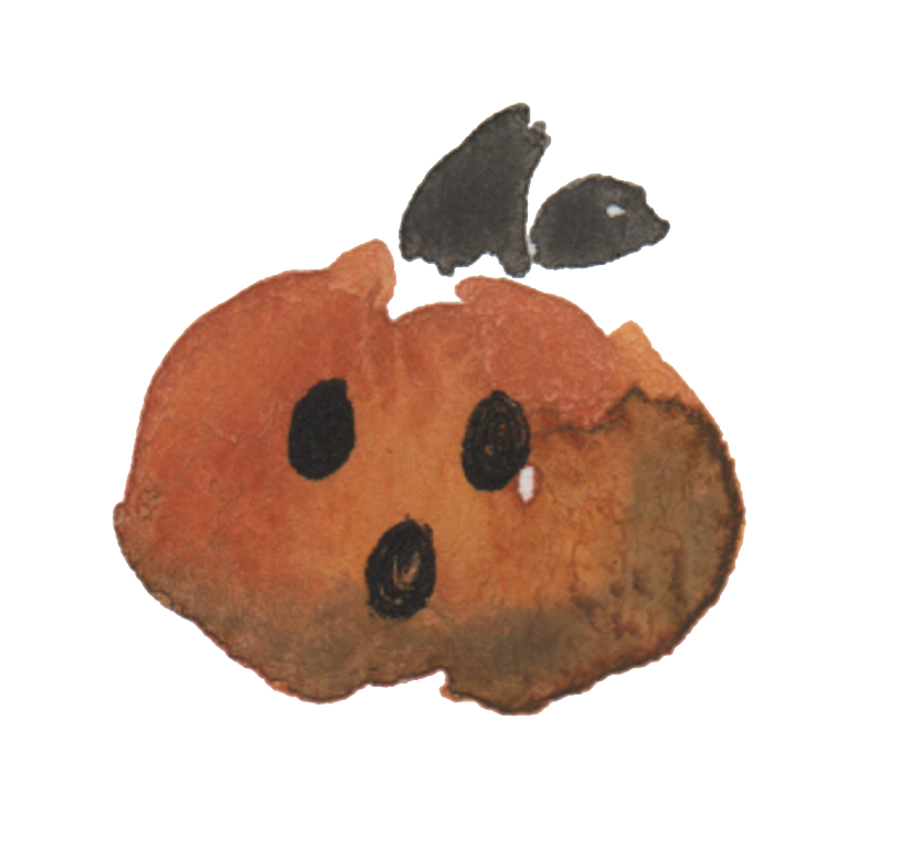 Pumpkin Watercolor Hand Painted Transparent - Facial Expression (1024x818), Png Download