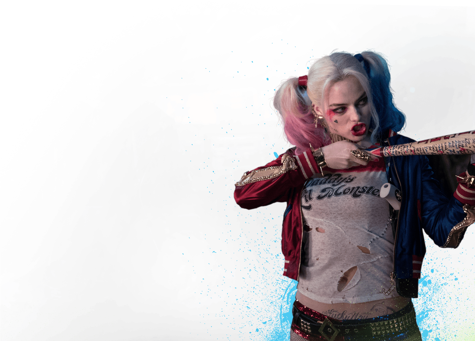 The Suicide Squad Gif Generator Is Here For All Your - Harley Quinn Suicide Squade (1600x1160), Png Download
