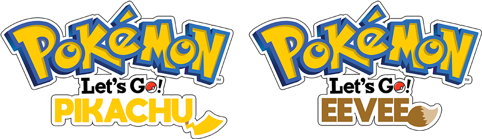 20 May - Pokemon Let's Go Pikachu Logo (1037x330), Png Download