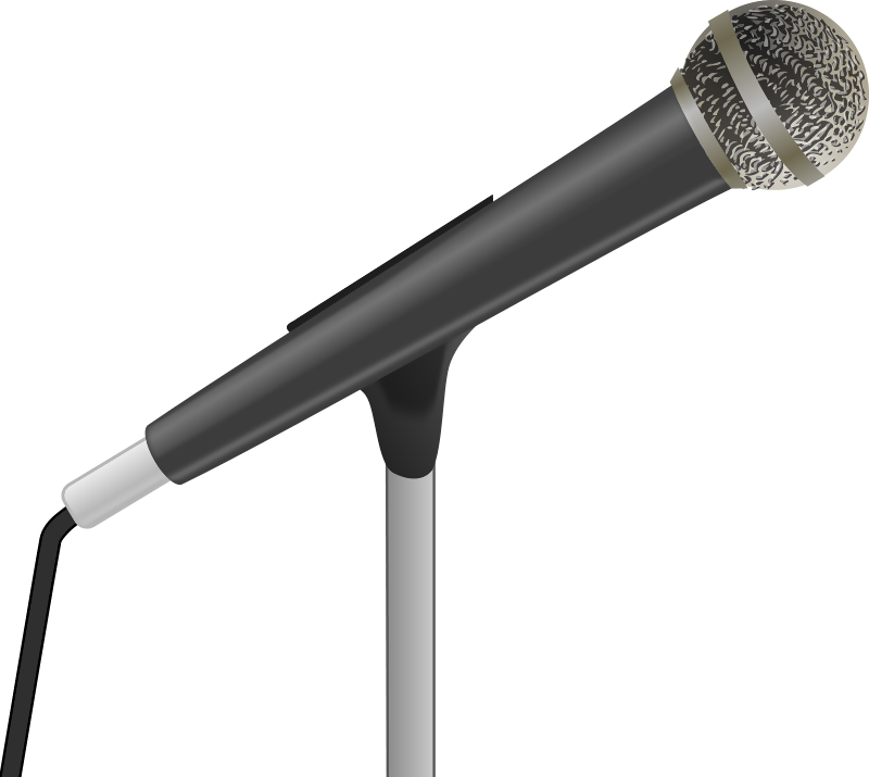 Free Microphone Clipart (800x715), Png Download