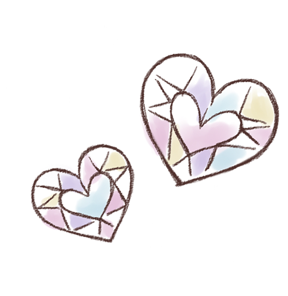 Heart Love Watercolor Handpainted Colorsplash Cute - Fortnite (584x600), Png Download