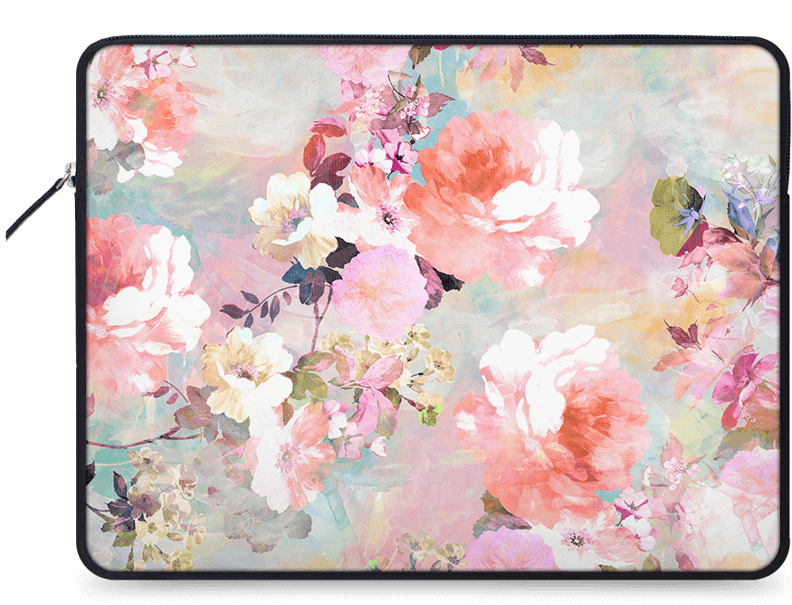 Dailyobjects Love Of A Flower Ballistic Nylon Zippered - Background Flower Vintage Watercolor (900x900), Png Download