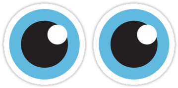 Clipart Eye Cartoon Png (375x360), Png Download
