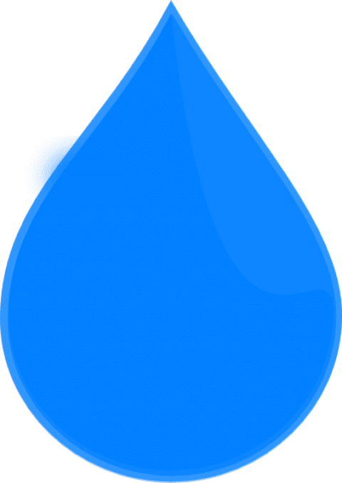 Blue Water Drop Svg Clip Arts 420 X 593 Px (420x593), Png Download
