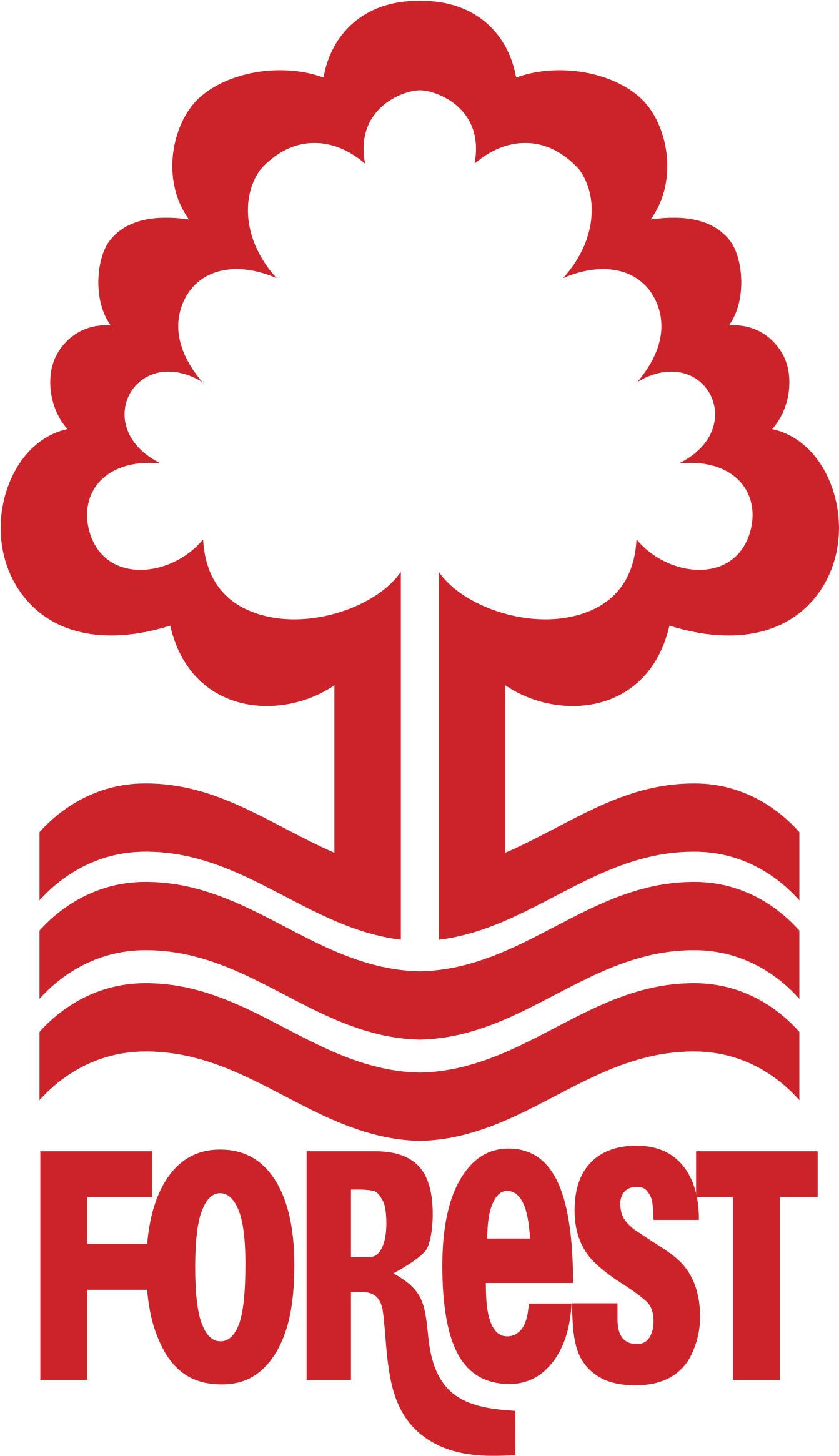 Nottingham Forest Fc Logo Png Transparent - Nottingham Forest Logo Vector (2400x2400), Png Download