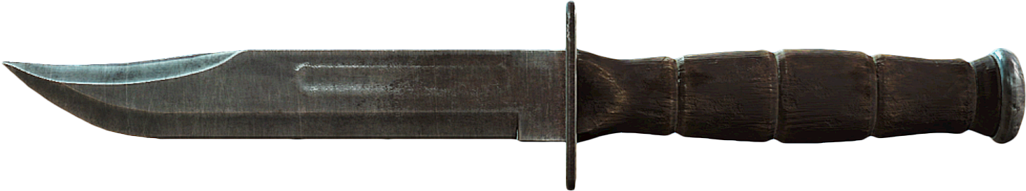 Fallout4 Combat Knife - K Bar Tanto (1583x471), Png Download