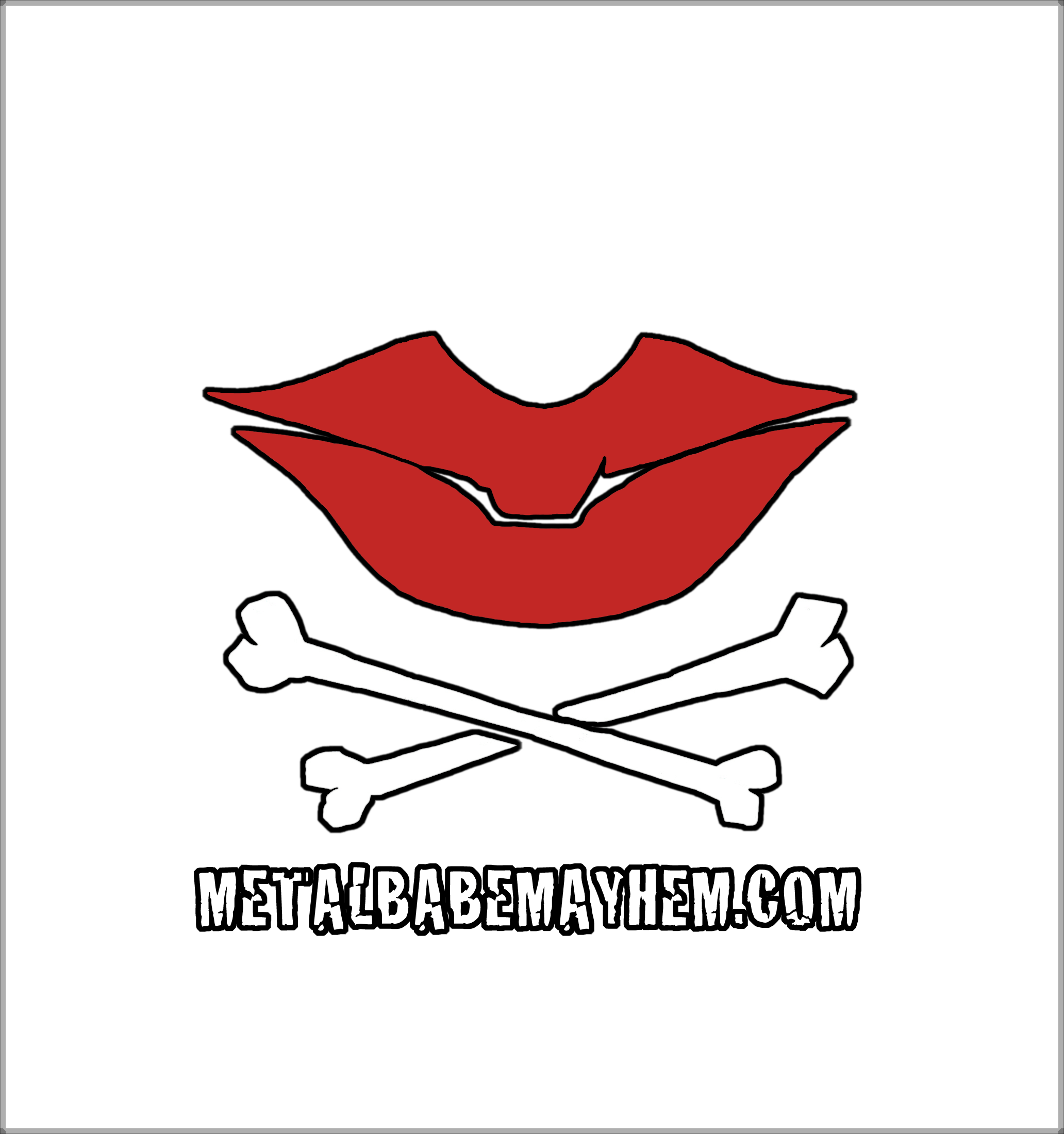 Follow Rock Avenue Records Usa - Metal Babe Mayhem (2064x2200), Png Download