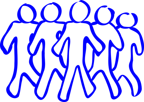 Team Group People Together Crowd Users Com - Team Clip Art (479x340), Png Download