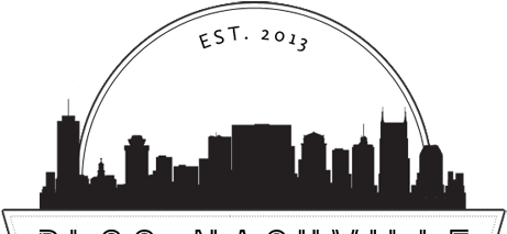 Nashville Skyline Silhouette (500x263), Png Download