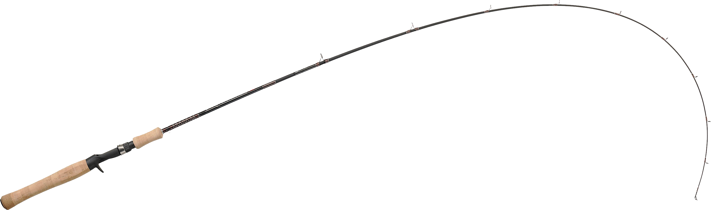 Fishing Pole Png Images Free Download - Fishingrod Png (2909x860), Png Download