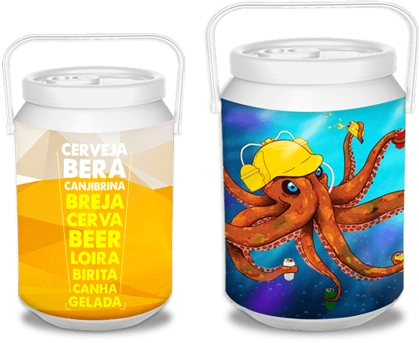 Zé Da Graça - Cooler De Cerveja Png (623x508), Png Download