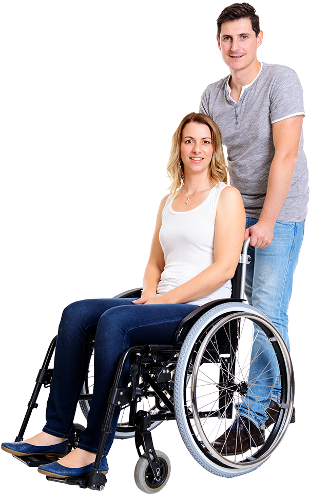 You Can Be Independent, We Can Help - Girl In Wheelchair Side (758x1080), Png Download