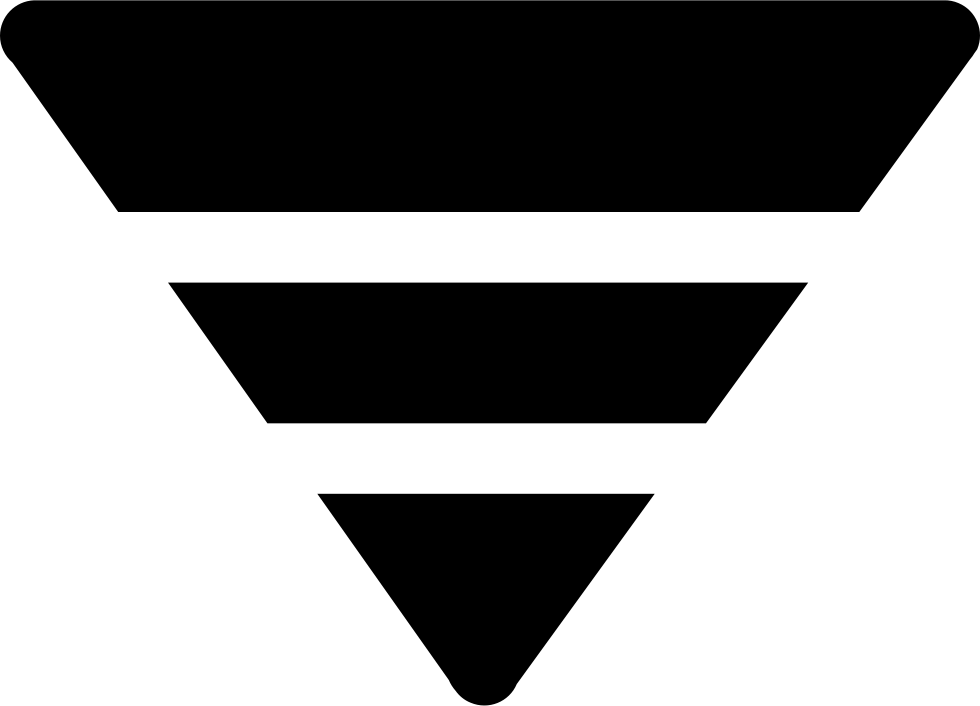 Dot Funnel Png - Funnel Icon Png White (980x706), Png Download