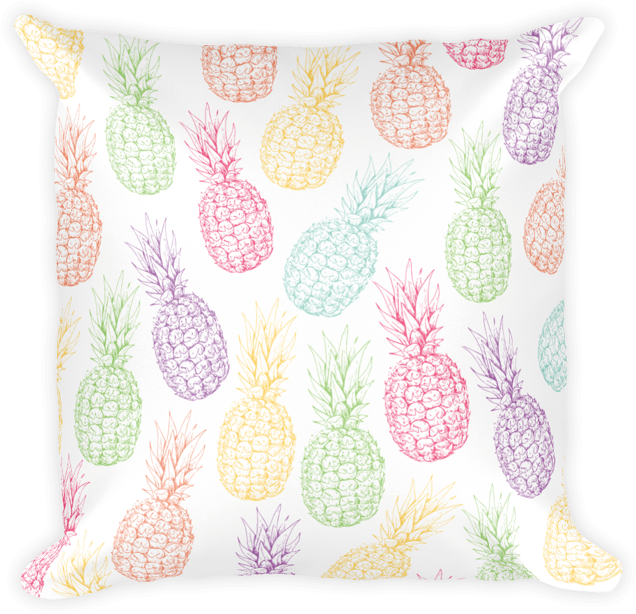 Pineapple Pillow - Pillow (1000x1000), Png Download