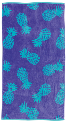 Beach Towel, Pineapple - Towel (500x500), Png Download