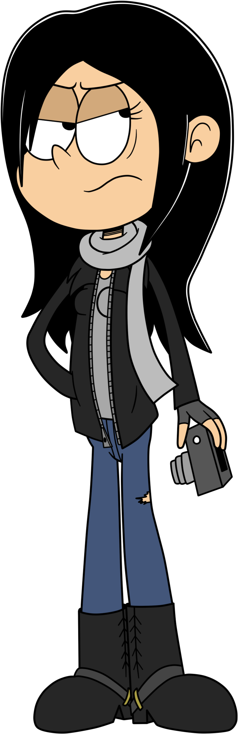 Jessica Jones The Loud House Style By Eagc7-dbprb51 - Loud House Marvel (1024x2567), Png Download