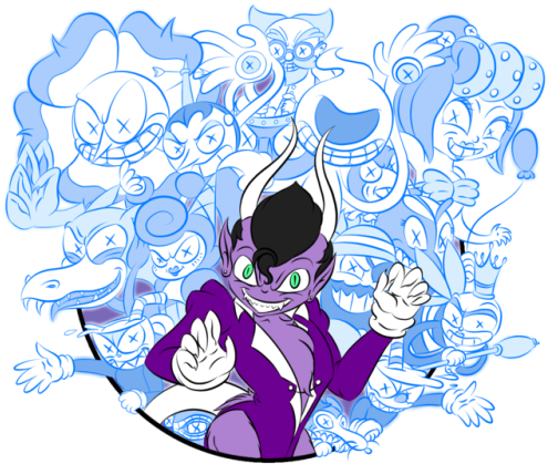 The Announcer - Devil (500x469), Png Download