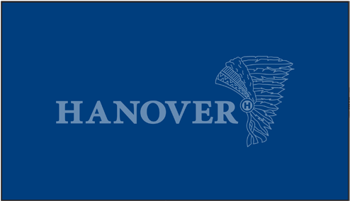 Beach Towel - Hanover - Navy - University (500x500), Png Download