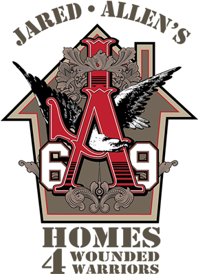 Jared Allen's Homes For Wounded Warriors Logo - Jared Allen Wounded Warriors Logo (400x414), Png Download