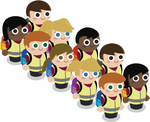 Download Gowsb For Schools - People Walking Cartoon Png PNG Image with No  Background 