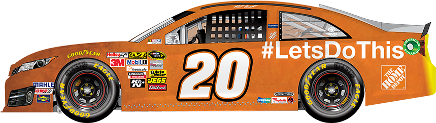 Nascar Clipart Home Depot - Nascar Kyle Busch Paint Schemes (922x300), Png Download