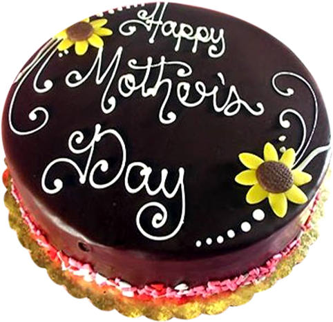 Mothers Day Chocolate Cake Ideas (646x504), Png Download