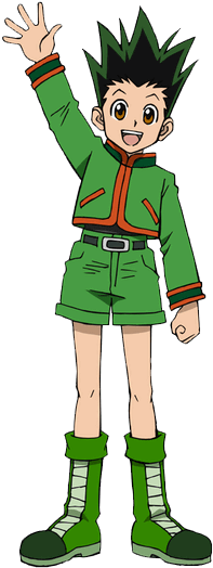 Gon - Hunter X Hunter Character Design (229x560), Png Download