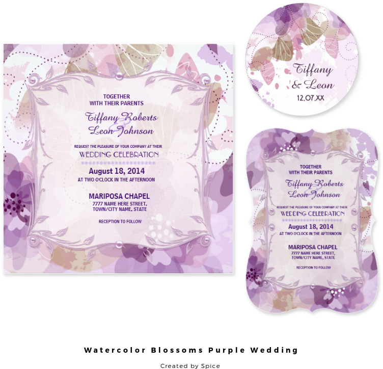 Elegant Floral Wedding Design With Soft Watercolor - Birthday (848x834), Png Download
