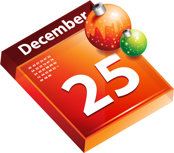 File 25 December Calendar Png Free Transparent PNG Download PNGkey