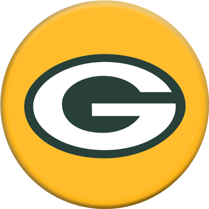 Green Bay Packers Helmet - Popsocket Green Bay Packers (1000x1000), Png Download