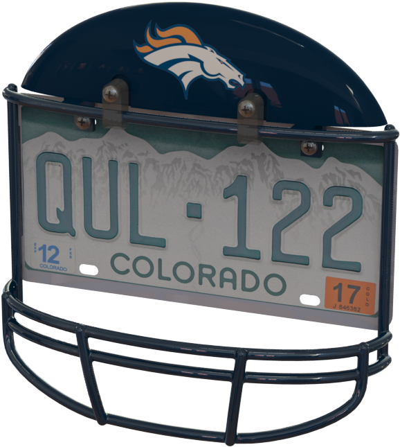 Denver Broncos Helmet Frame - Philadelphia Eagles Helmet (595x663), Png Download