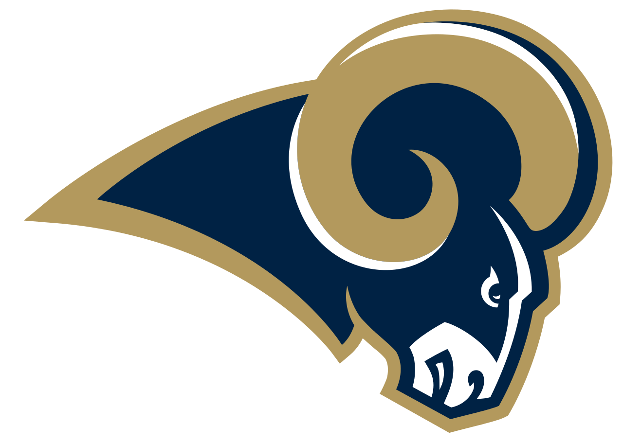 By "career-year" We Mean The Best Performances At Each - Los Angeles Rams Logo Png (1280x911), Png Download