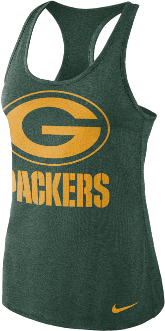 Green Bay Packers Ladies Dri-fit Touch Tank - Green Bay Packers Moving Logo (700x700), Png Download