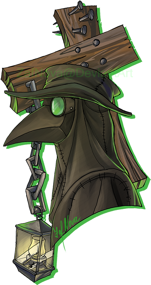 Plague Doctor Tshirt By Zafnova - Plague Doctor Enamel Pin (550x990), Png Download