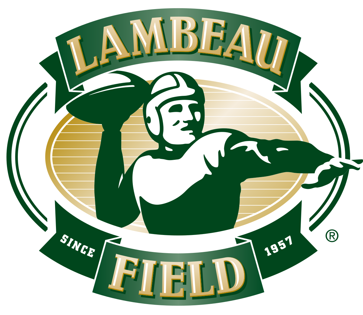 Prom 2018 Prom - Lambeau Field Logo (1200x1039), Png Download