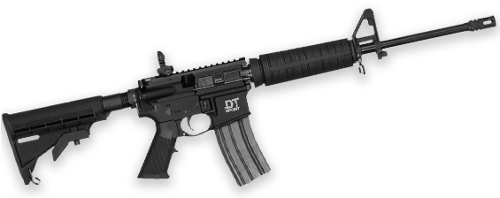 Dt Sport M2 - Ar 15 Rifle (564x233), Png Download