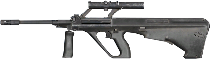 Steyr Aug Automatic Rifle - Steyr Aug (700x200), Png Download