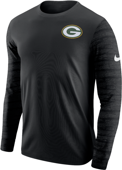 Green Bay Packers Enzyme Pattern Long Sleeve - Villanova Practice Shirt (700x700), Png Download