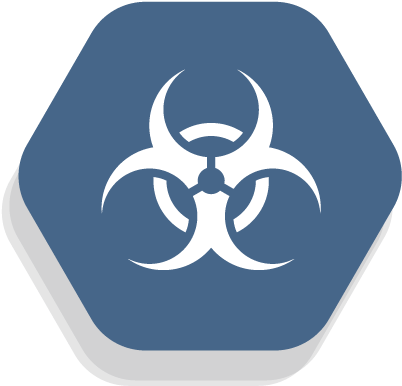 Biohazard - Bike Helmet Design Stickers (542x542), Png Download
