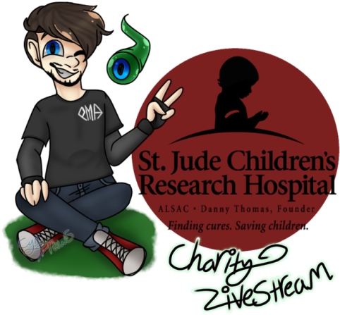 Heyo Everyone @therealjacksepticeye Is Streaming On - Cartoon (500x500), Png Download