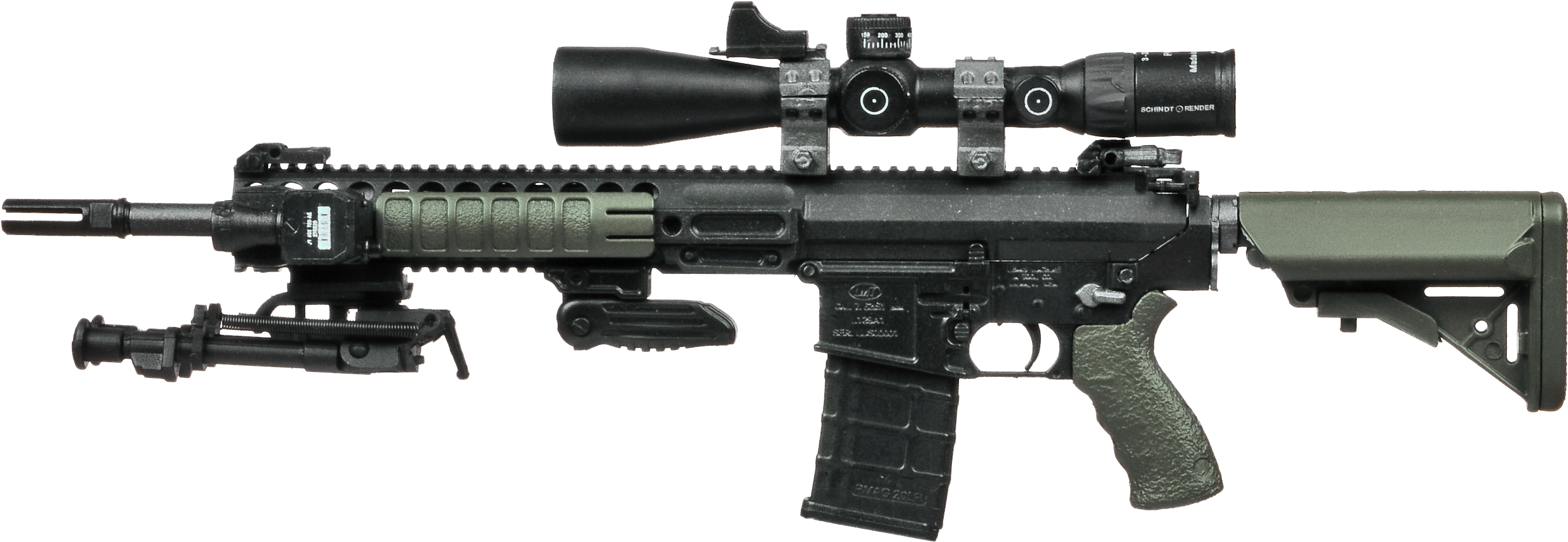 Airsoft Gbb M4 Sniper (1920x1080), Png Download