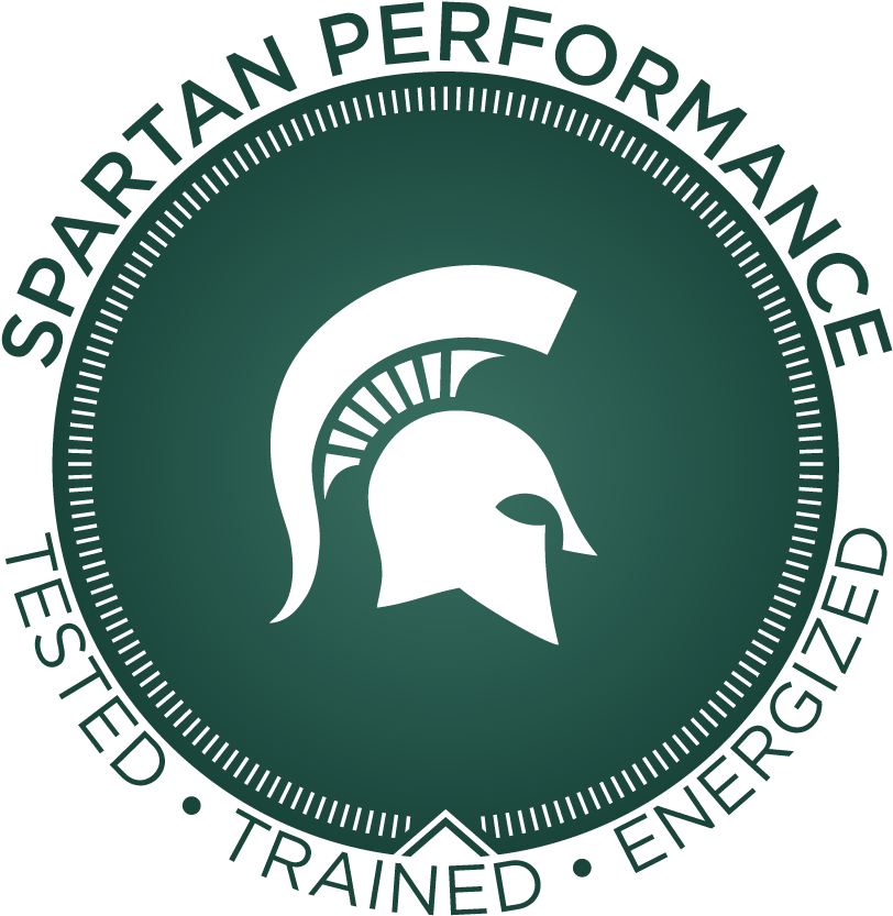 Broncos Logo - Michigan State Spartans College Team Spirit Area Rug (864x864), Png Download