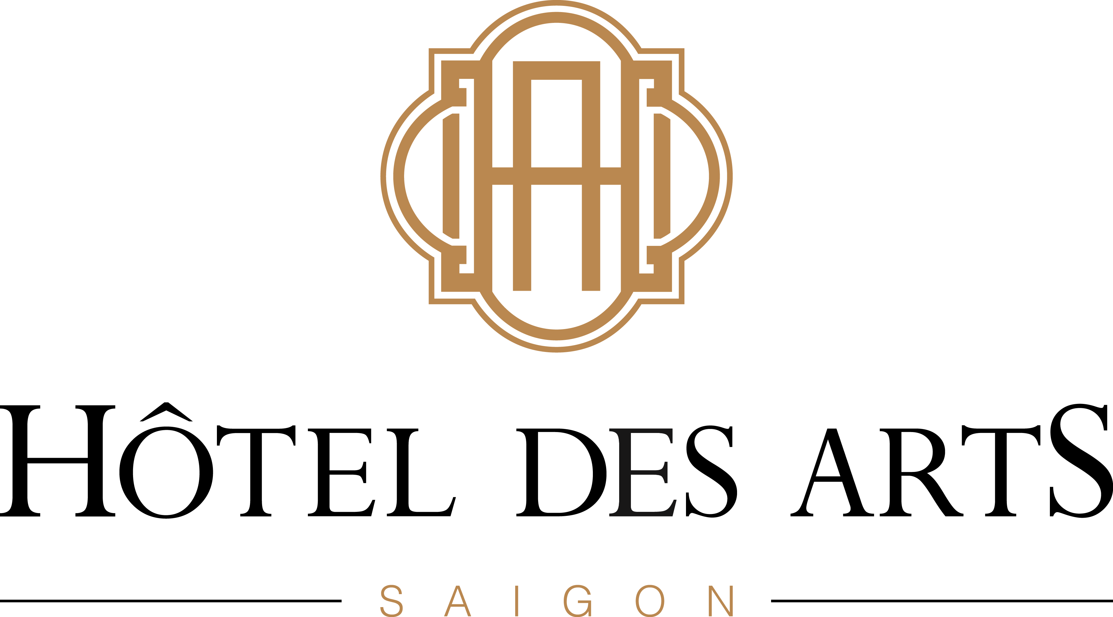 View More - Hotel Des Arts Saigon Logo (3597x1995), Png Download