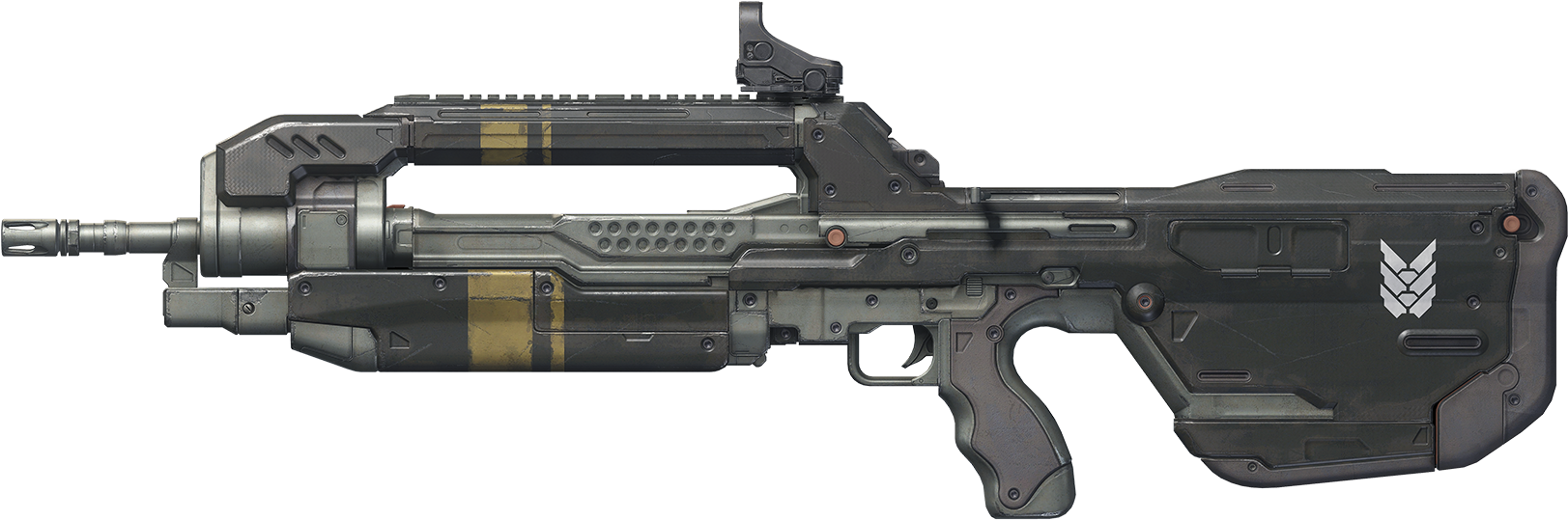 Halo Battle Rifle Png Png Freeuse - Halo 5 Battle Rifle Png (1664x580), Png Download
