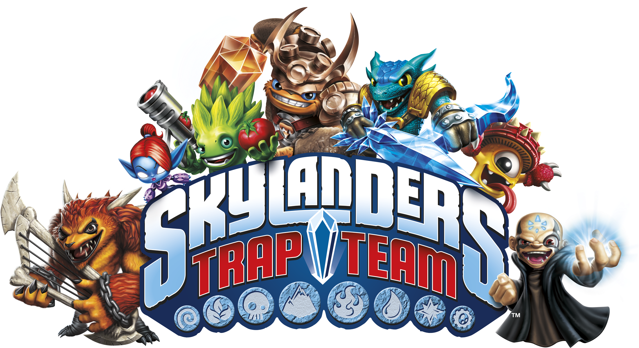 Stt Keyart Horz Alt Final 2 Nobkgd - Poster: Skylanders Trap Team, 36x24in. (2652x1781), Png Download