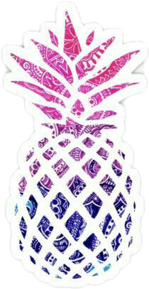 Png Sticker Pegantina Piñas Piña 🍍🍍 Piñas🍍🍍🍍 - Black And White Pineapple Outline (399x439), Png Download