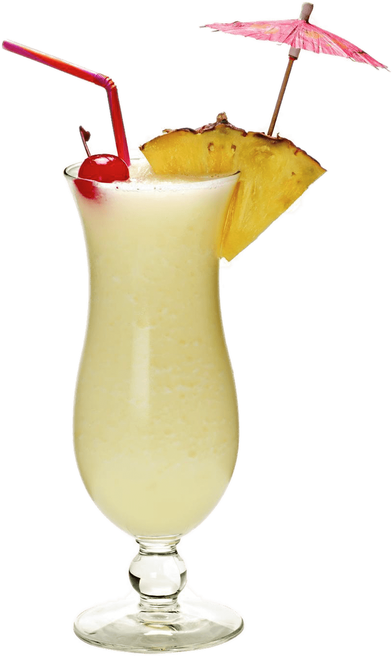 Download - Piña Colada Cocktail (1266x1522), Png Download