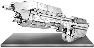 Picture Of Halo - Halo Assault Rifle Metal Earth Model Kit (400x300), Png Download